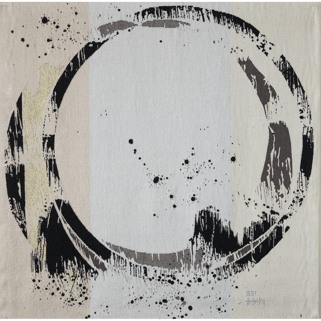 대비-서체 Contrast-Style of Calligraphy / 150×150cm / Tapestry / Wool & Acryl Yarn / 1991