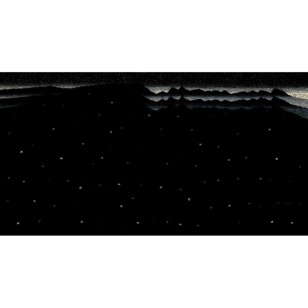 여명-백두산 Dawn-Baekdu Mountain / 150×75cm / Tapestry / Wool & Acryl Yarn / 2014