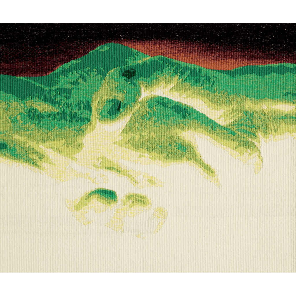 여명-상생-화합 Dawn-Coexistence-Combination / 91×73cm / Tapestry / Wool & Acryl Yarn / 2013