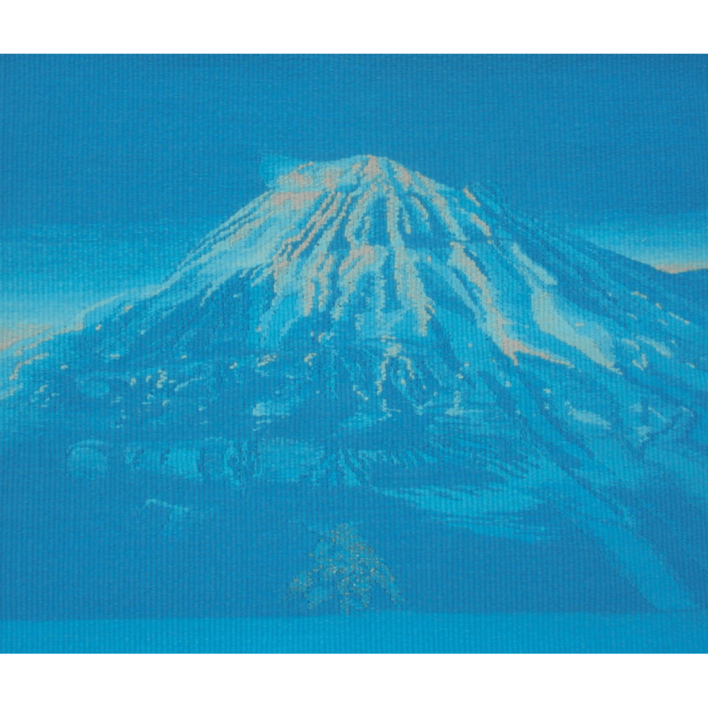 여명-속리산의 여름 Dawn-Summer of Sogri Mountain /65×53cm / Tapestry / Wool & Acryl Yarn / 2012