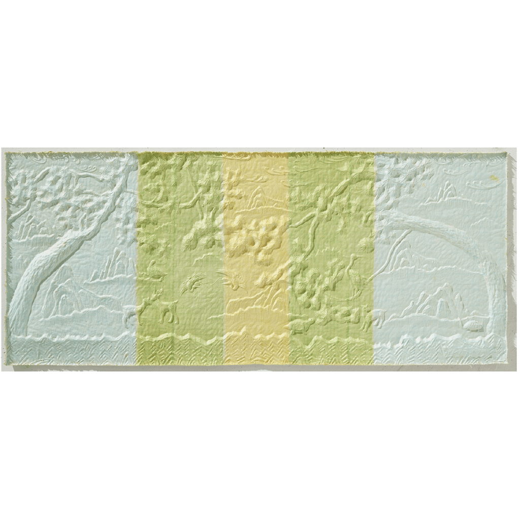 뉴 십장생 The New Ten Traditional Symbols of Longevity / 120×50cm / Korean Handmade Paper Hanji Relief /
Wood Plate, Carving, Collage / 2019