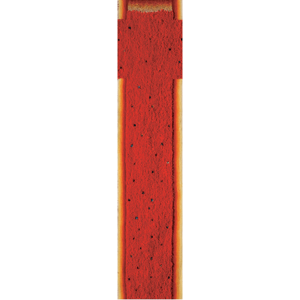 야긴과 보아스-가을 Jakin & Boaz-Autumn / 30×142cm /
Tapestry / Wool & Acryl Yarn / 2007
영강교회 소장 Housed in Younggang Church