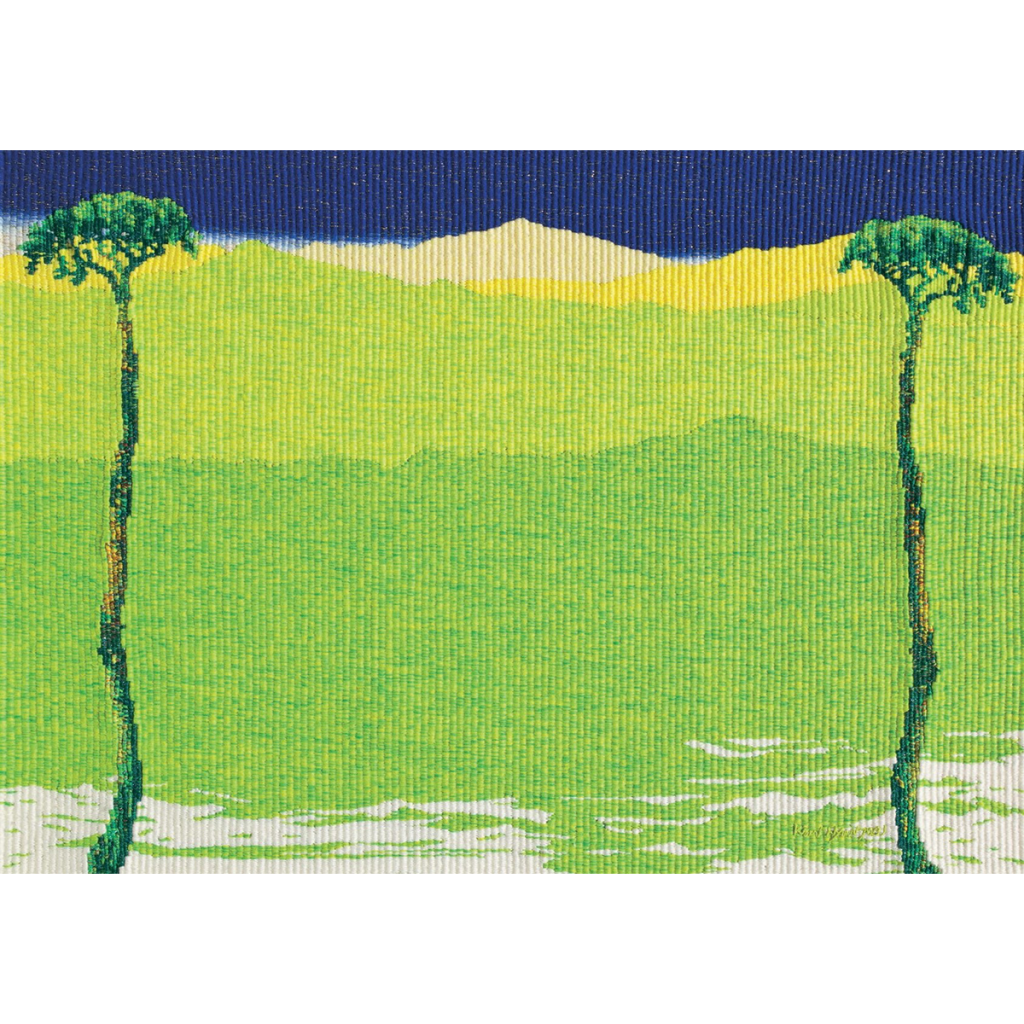 여명-야긴과 보아스 Dawn-Jakin & Boaz / 300×150cm / Tapestry / Wool & Acryl Yarn / 2007