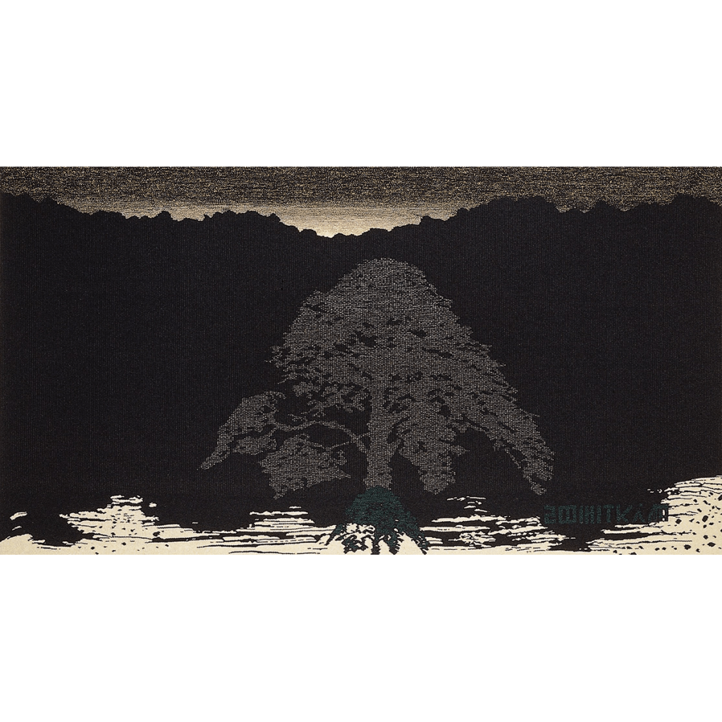 여명-백두산 Dawn-Baekdu Mountain / 197×140cm / Tapestry / Wool & Acryl Yarn / 2001국립현대미술관 미술은행 소장 Housed in National Museum of Contemporary Art's Art Bank, Gwacheon