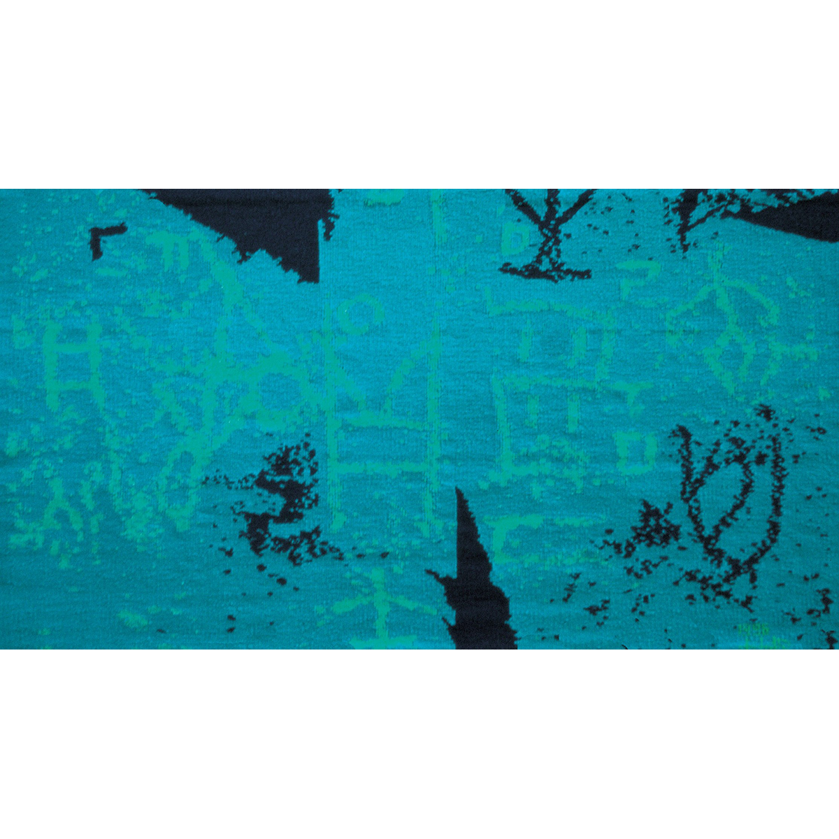 대비-역사의 궤적 Contrast-Historical Trace / 100×70cm / Tapestry / Wool & Acryl Yarn / 1999