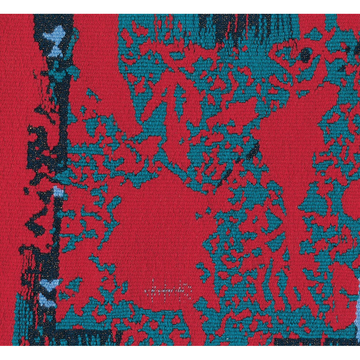 대비-역사의 궤적 Contrast-Historical Trace / 53×53cm / Tapestry / Wool & Acryl Yarn / 1998
