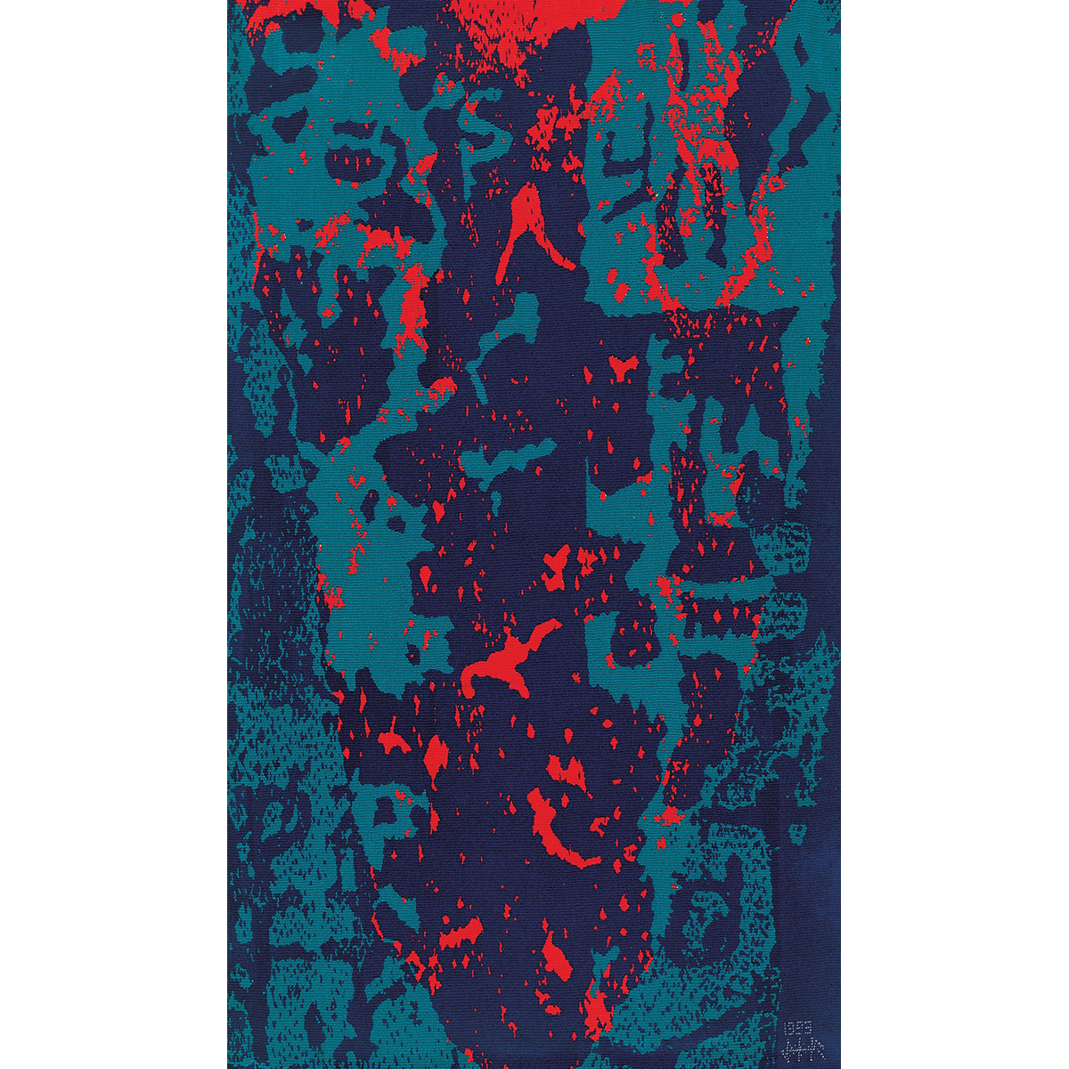 대비-역사의 궤적 Contrast-Historical Trace / 120×200cm / Tapestry / Wool & Acryl Yarn / 1999