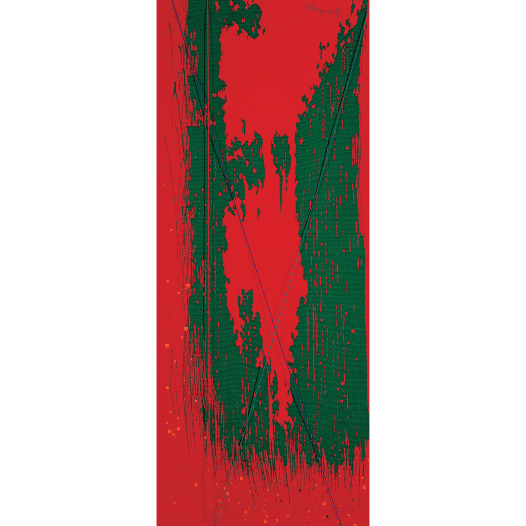 대비-서체 Contrast-Style of Calligraphy / 120×200cm / Tapestry / Wool & Acryl Yarn / 1991