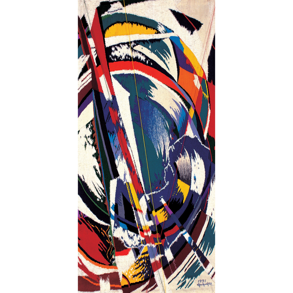 대비-서체 Contrast-Style of Calligraphy / 120×240cm / Tapestry / Wool & Acryl Yarn / 1991쉐프라인 소장 Housed in Chefline