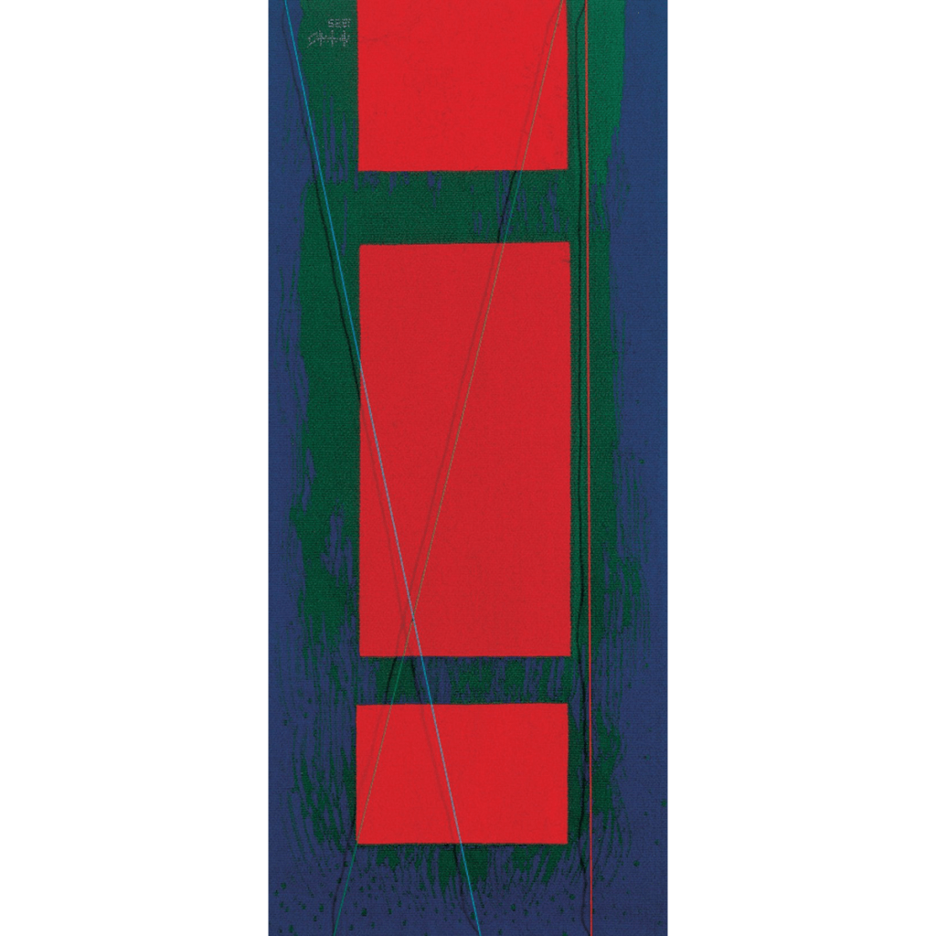 대비-서체 Contrast-Style of Calligraphy / 90×210cm / Tapestry / Wool & Acryl Yarn / 1991