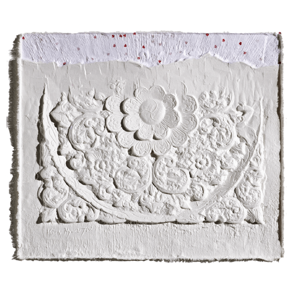 한국의 이미지 Image of Korea / 53×45cm / Korean Handmade Paper Hanji Relief / Plaster Plate Carving / 2008